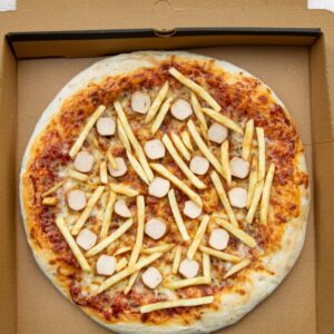 Hot Dog and Fries Pizza